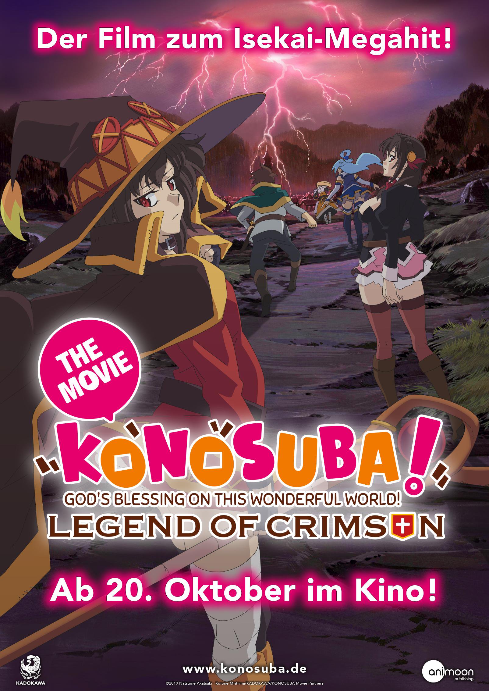 KonoSuba: Legend of Crimson com data de estreia – PróximoNível